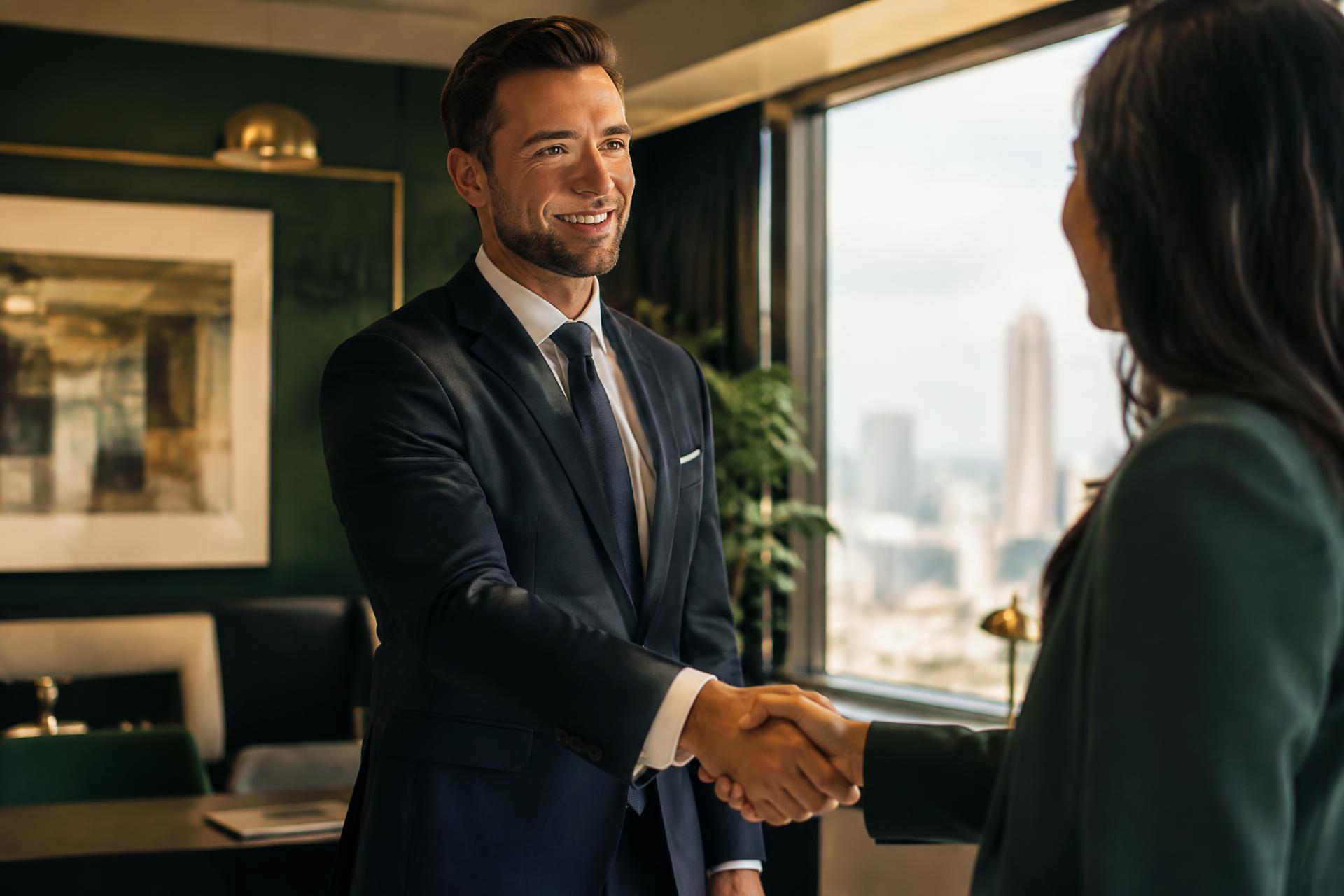 A W & W Capital Builders sales professional welcoming a new team member